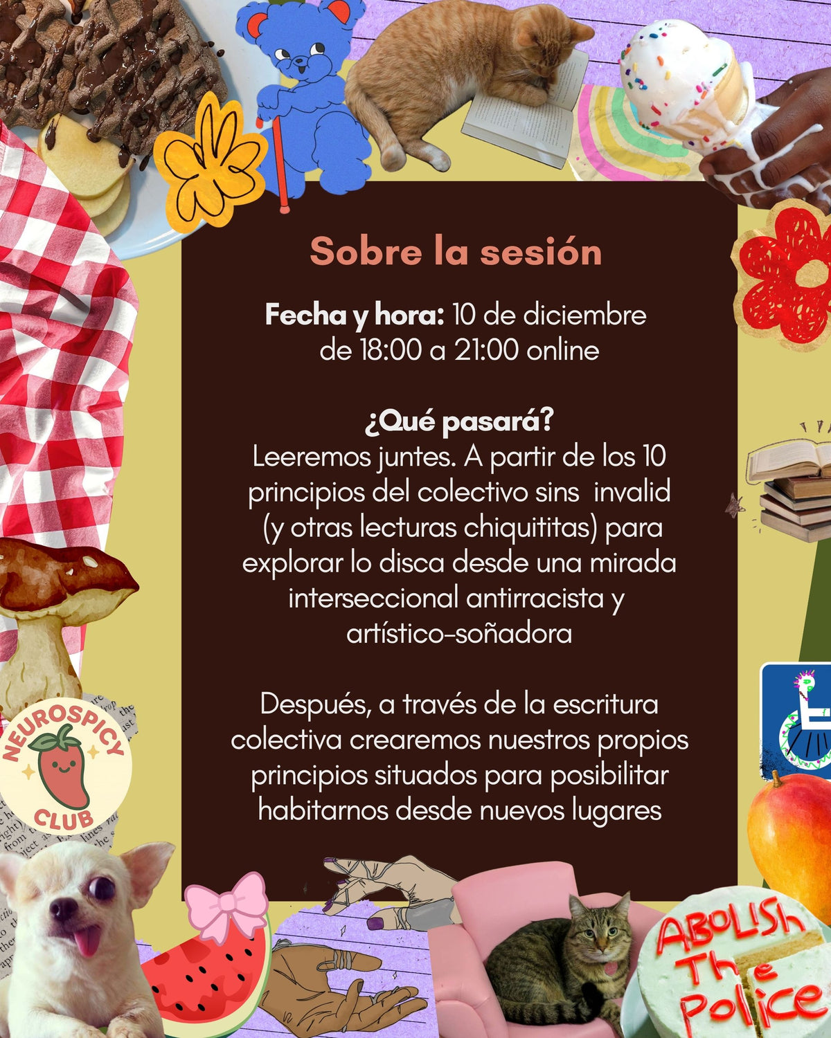 Taller de lectura - escritura Sins Invalid (laboratorio torcido)