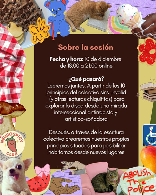 Taller de lectura - escritura Sins Invalid (laboratorio torcido)