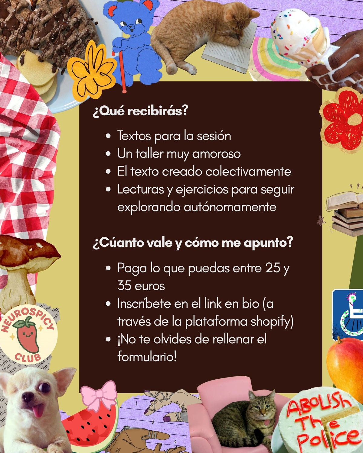 Taller de lectura - escritura Sins Invalid (laboratorio torcido)